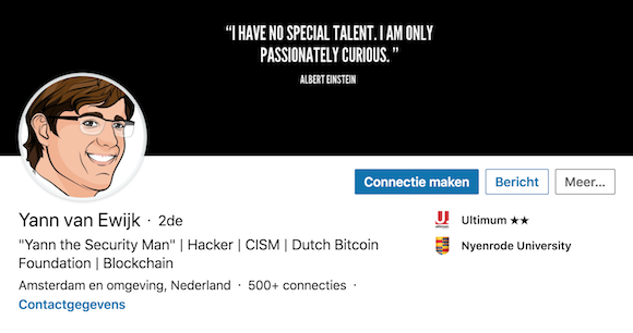 Voorbeeld beeld op LinkedIn 1